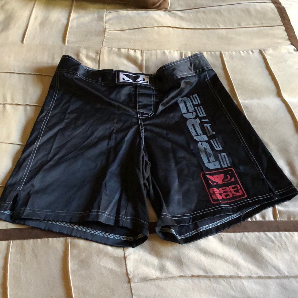 Black MMA/workout shorts - Bad Boy Pro Series